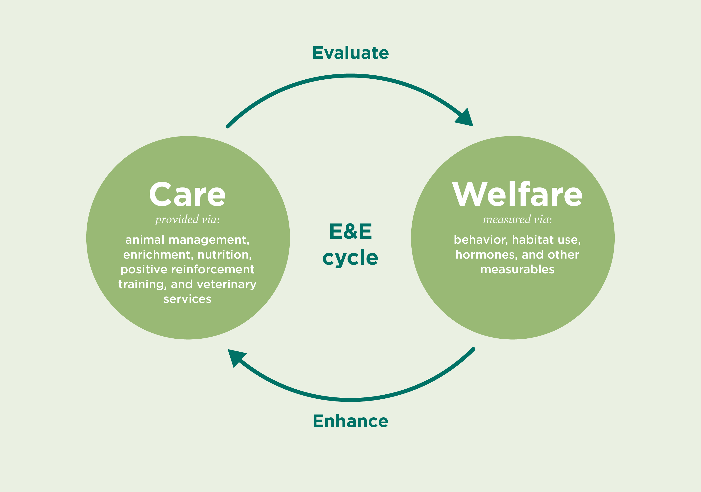 Care vs Welfare infographic - Lincoln Park Zoo
