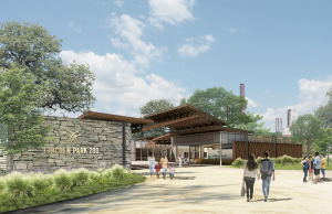 Rendering of Searle Visitor Center