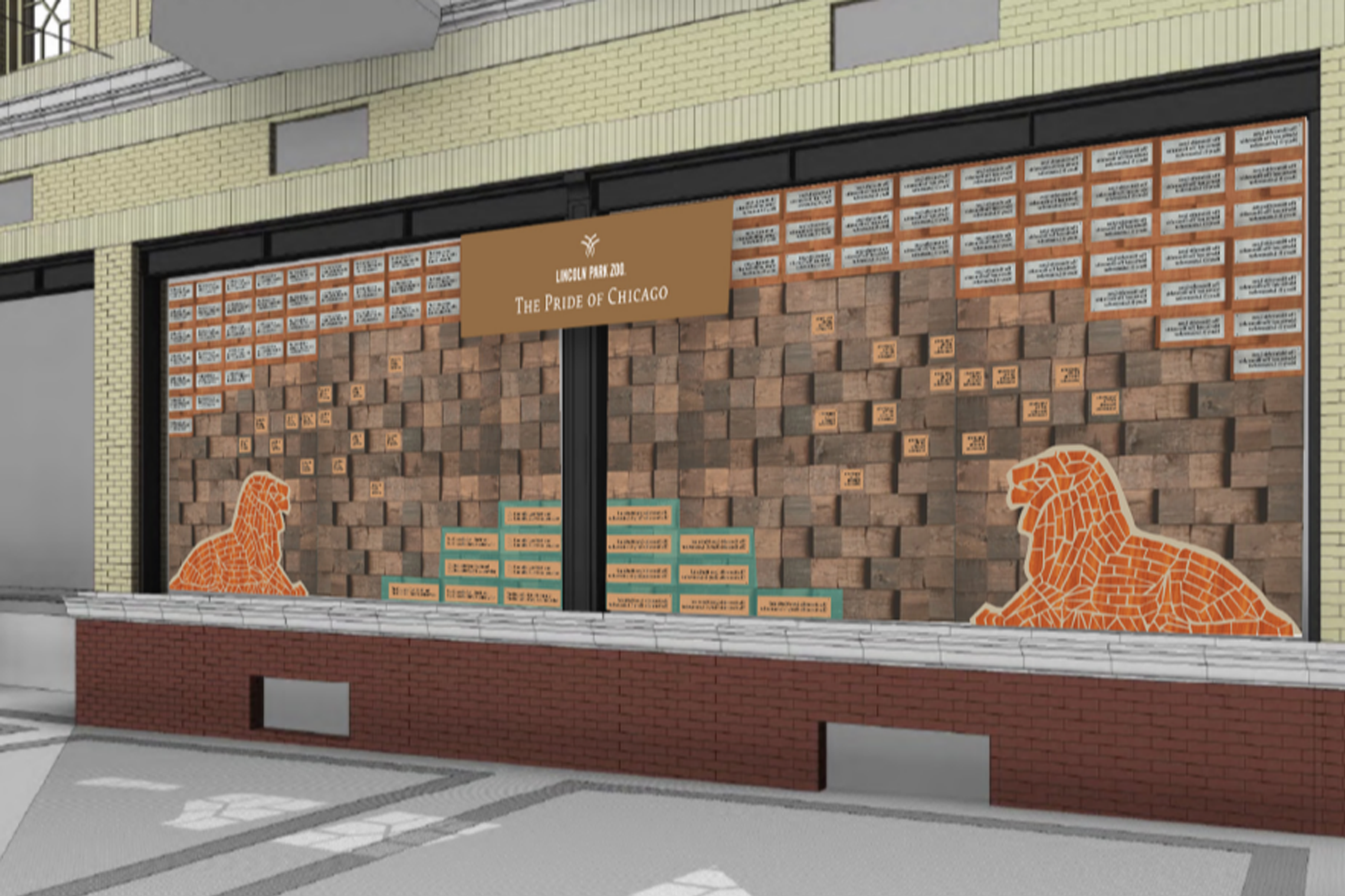 Illustration of The Pride of Chicago donor wall