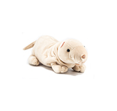 Naked mole rat plush