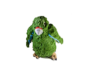 Puerto Rican parrot plush