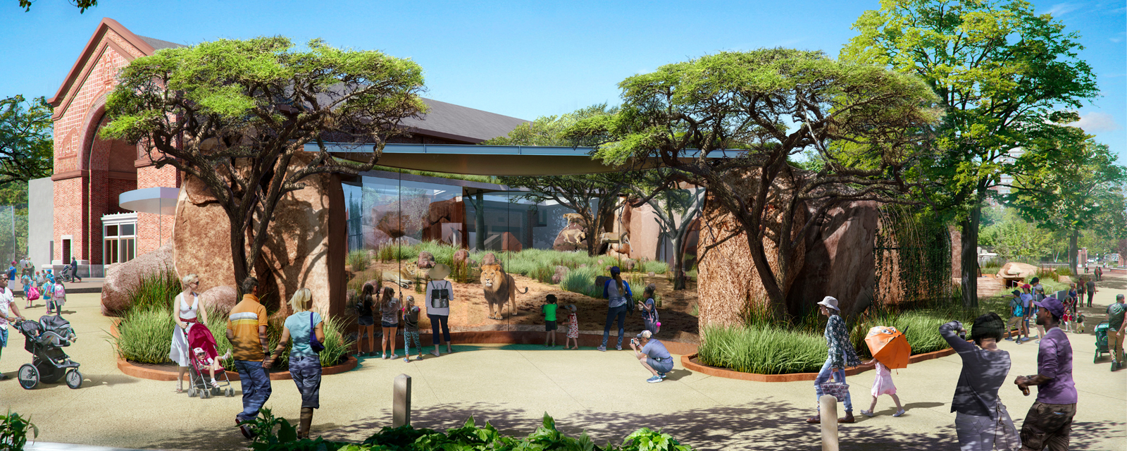Rendering of Pepper Family Wildlife Center