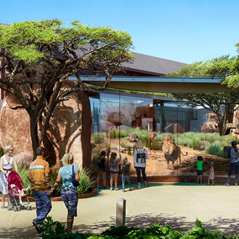 Rendering of Pepper Family Wildlife Center