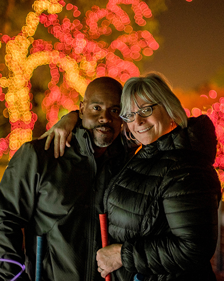 Guests enjoying Adults Night Out: The Great Pumpkin Glow