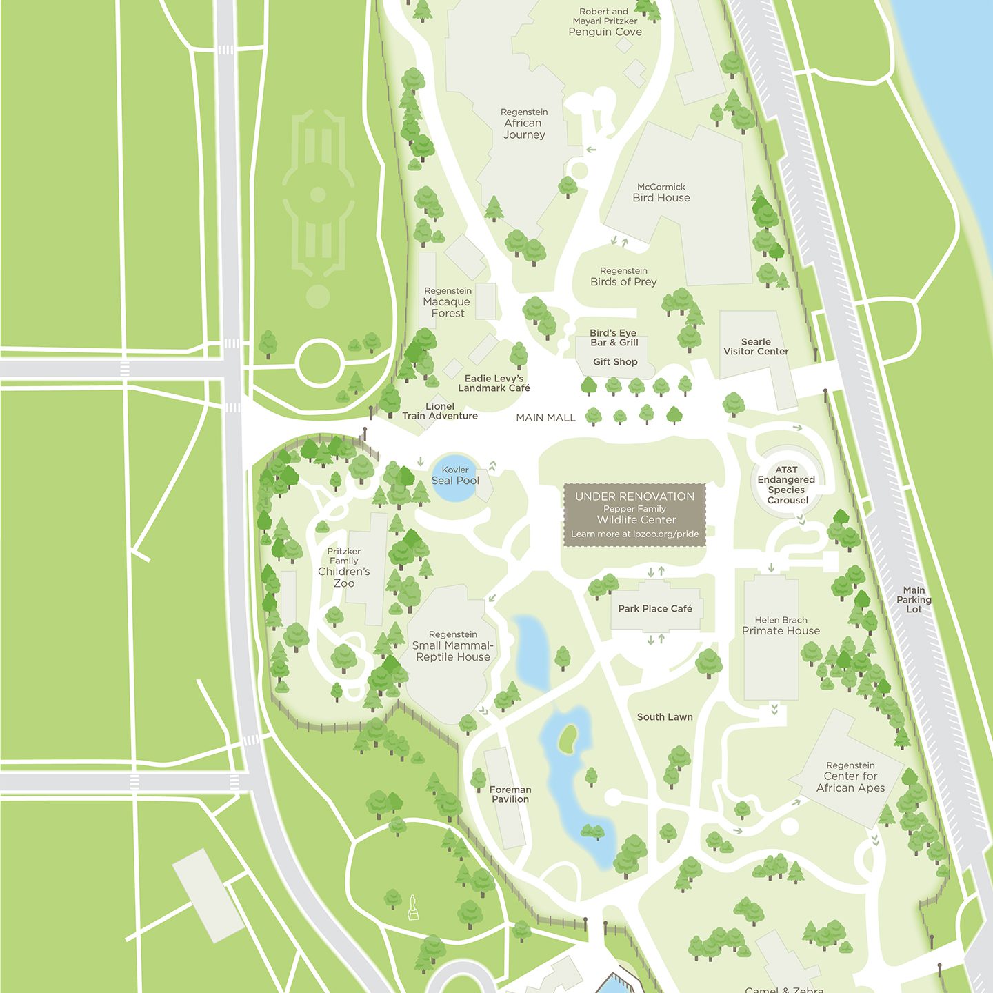 A map of the zoo