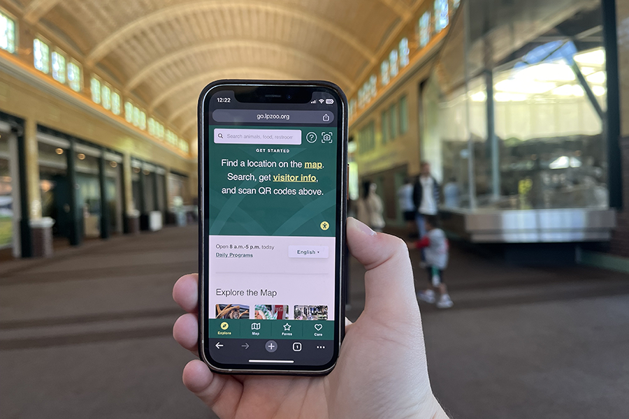 zoo app in pepper family wildlife center
